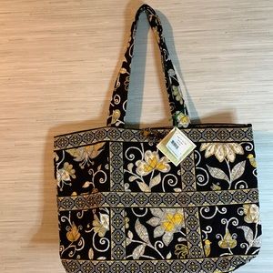 NWT, Vera Bradley Tic Tac Tote in Yellow Bird pattern.